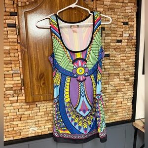 Flying Tomato Y2K style multicolor mini dress size medium